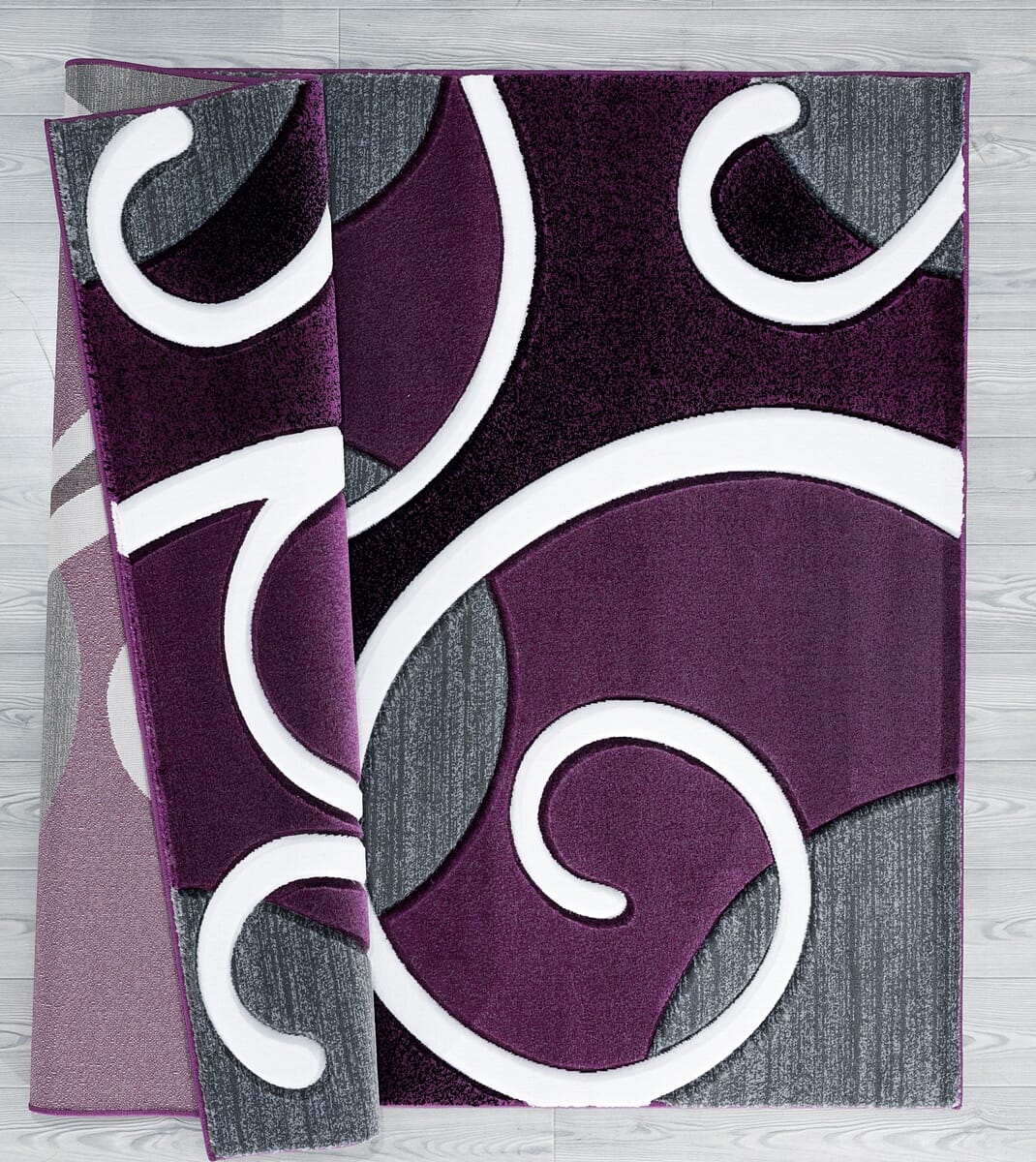 United Weavers Bristol Riley Plum (2050-10382) Geometric Area Rug