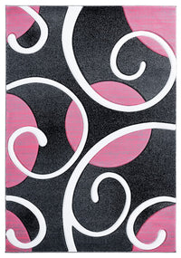 United Weavers Bristol Riley Pink (2050-10386) Geometric Area Rug