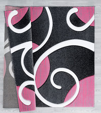 United Weavers Bristol Riley Pink (2050-10386) Geometric Area Rug