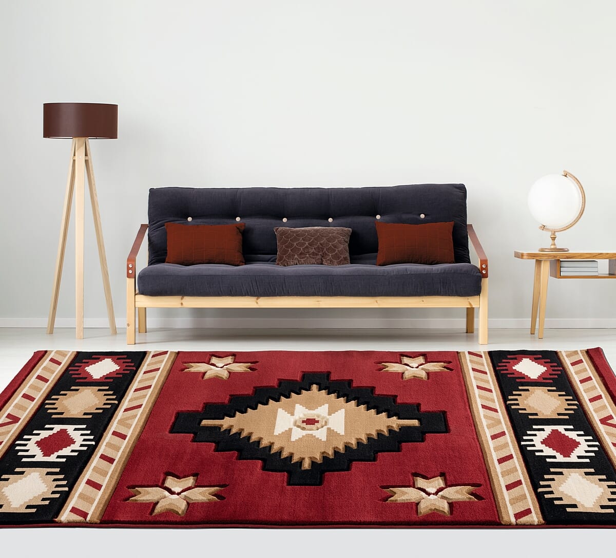 United Weavers Bristol Caliente Burgundy (2050-10434) Southwestern Area Rug