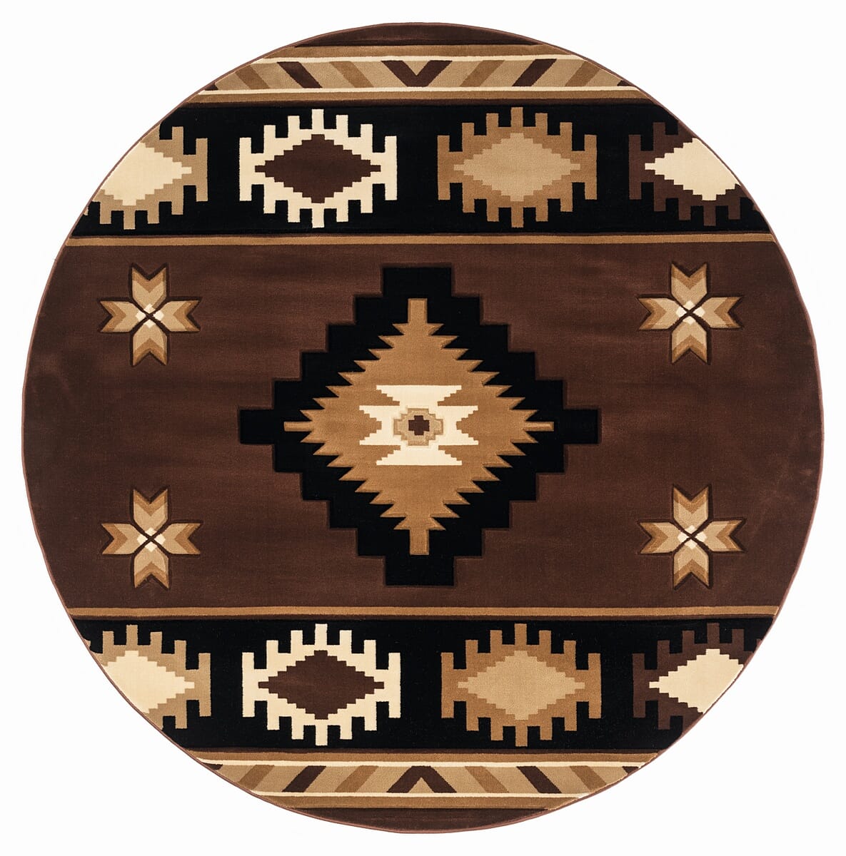 United Weavers Bristol Caliente Brown (2050-10450) Southwestern Area Rug