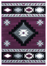 United Weavers Bristol Caliente Plum (2050-10482) Rugs.