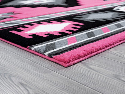 United Weavers Bristol Caliente Pink (2050-10486) Southwestern Area Rug