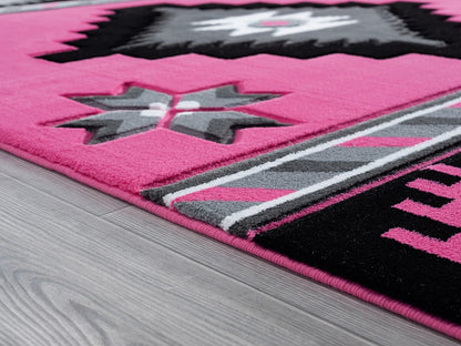 United Weavers Bristol Caliente Pink (2050-10486) Southwestern Area Rug