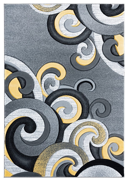 United Weavers Bristol Rhiannon Yellow (2050-11312) Geometric Area Rug