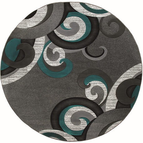 United Weavers Bristol Rhiannon Turquoise (2050-11369) Rugs.