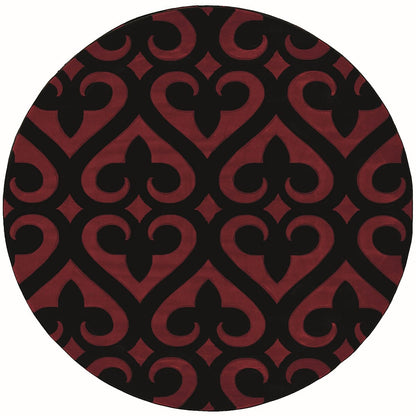 United Weavers Bristol Heartland Red (2050-11430) Damask Area Rug