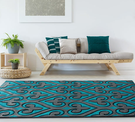 United Weavers Bristol Heartland Turquoise (2050-11469) Rugs.