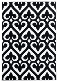 United Weavers Bristol Heartland Black (2050-11470) Damask Area Rug