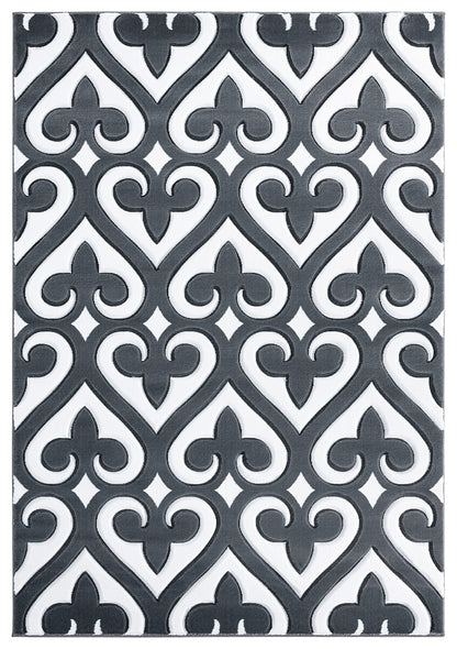 United Weavers Bristol Heartland Grey (2050-11472) Damask Area Rug