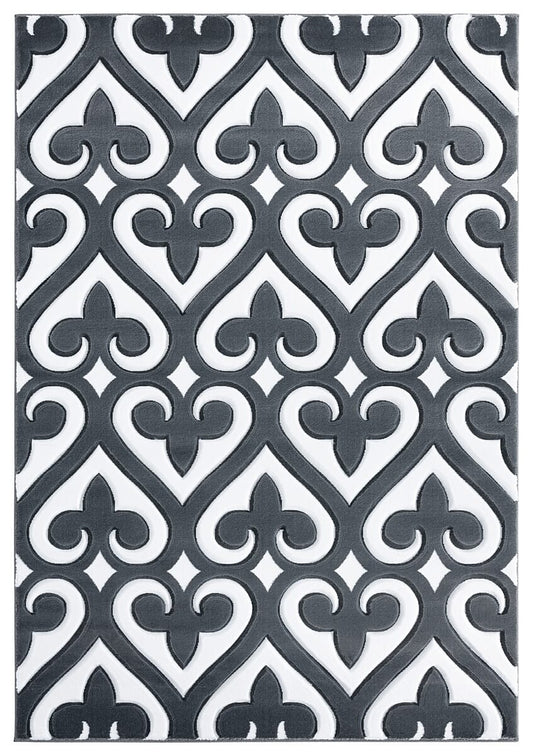 United Weavers Bristol Heartland Grey (2050-11472) Damask Area Rug