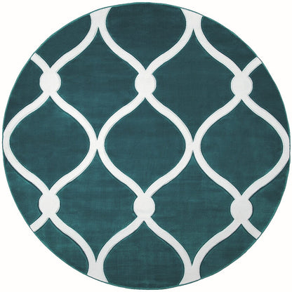 United Weavers Bristol Rodanthe Turquoise (2050-11569) Geometric Area Rug