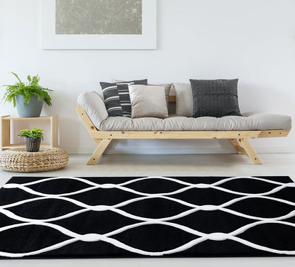 United Weavers Bristol Rodanthe Black (2050-11570) Geometric Area Rug