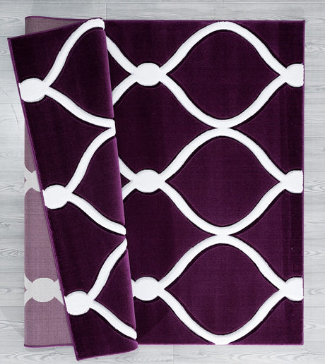 United Weavers Bristol Rodanthe Plum (2050-11582) Rugs.