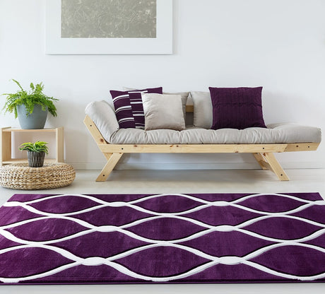 United Weavers Bristol Rodanthe Plum (2050-11582) Rugs.