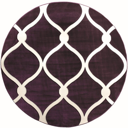 United Weavers Bristol Rodanthe Plum (2050-11582) Geometric Area Rug