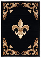 United Weavers Bristol Barnsley Black (2050-11770) Rugs.