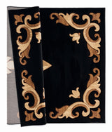 United Weavers Bristol Barnsley Black (2050-11770) Rugs.