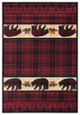 United Weavers Cottage Bear Stone Burgundy (2055-40834) Rugs.