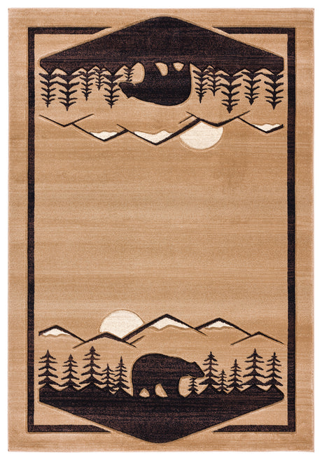 United Weavers Cottage Treetops Beige (2055-41226) Rugs.