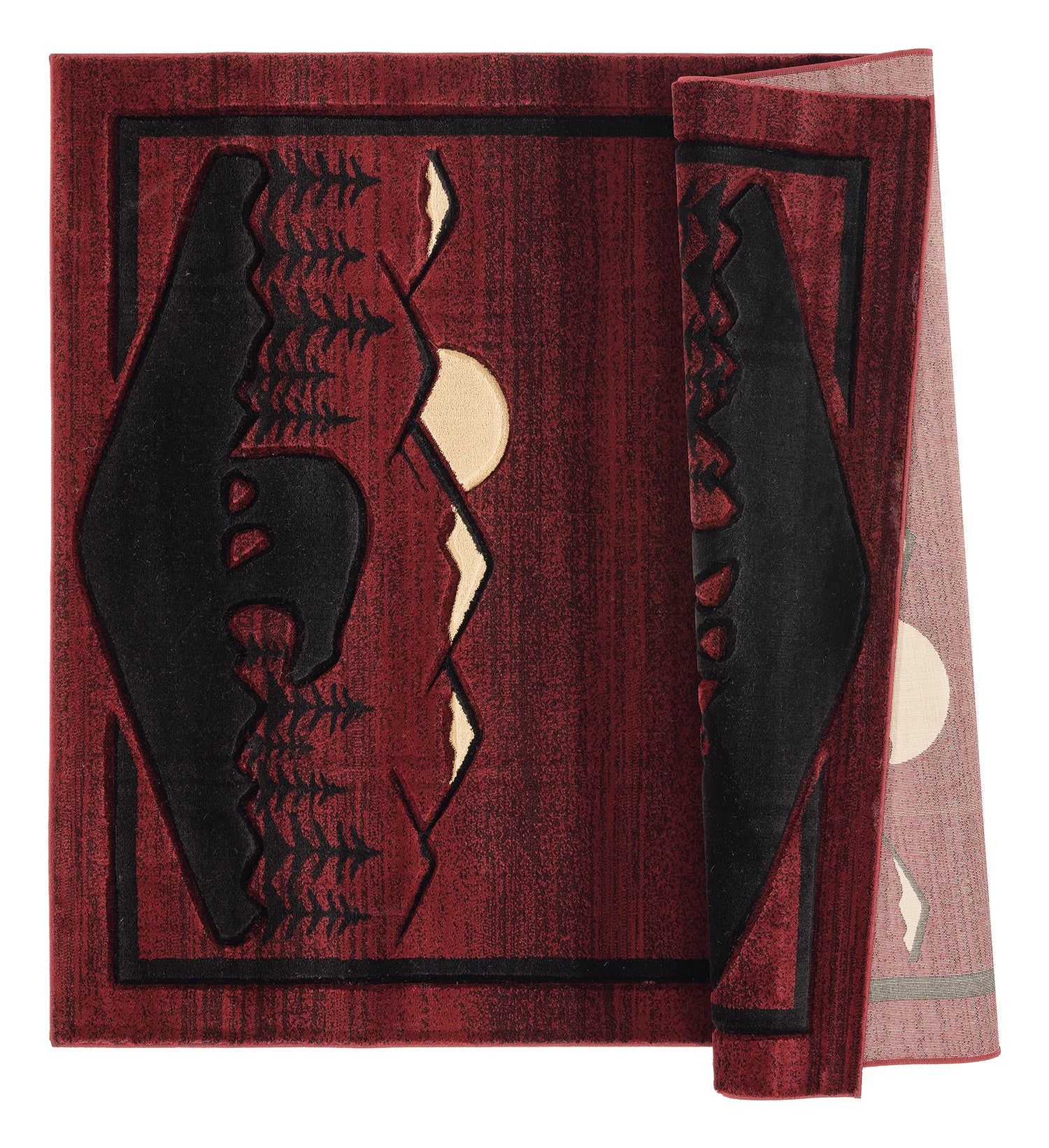 United Weavers Cottage Treetops Burgundy (2055-41234) Rugs.