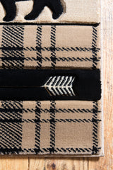 United Weavers Cottage Tartan Bear Beige (2055-41426) Rugs.