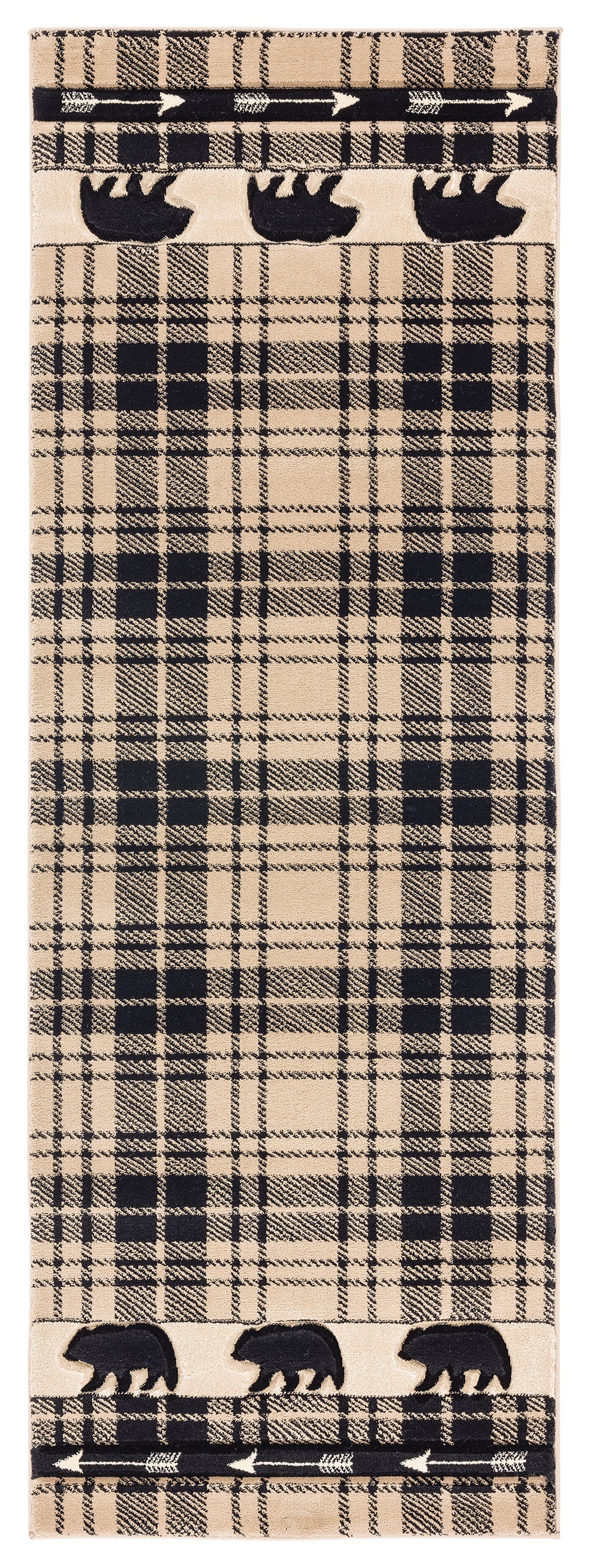 United Weavers Cottage Tartan Bear Beige (2055-41426) Rugs.