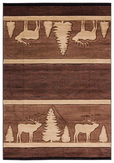 United Weavers Cottage Deering Brown (2055-41750) Rugs.