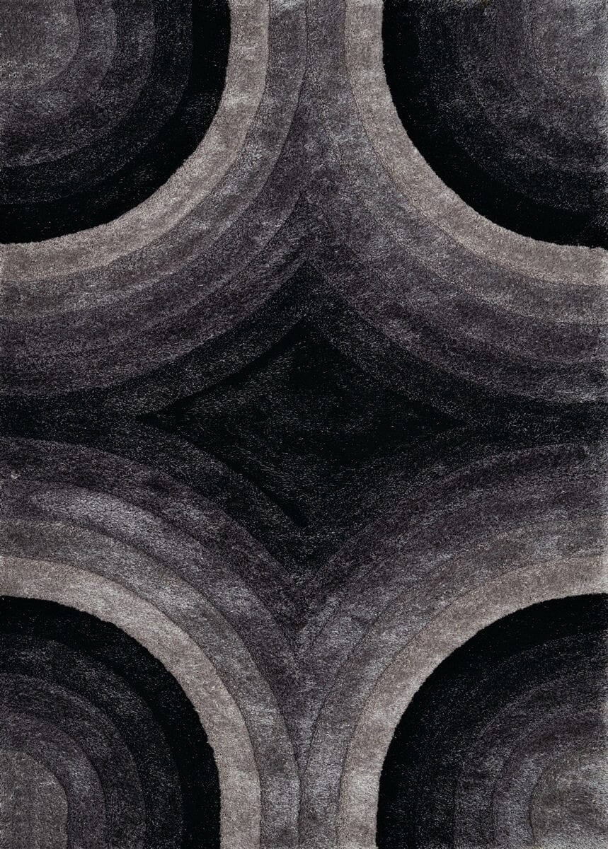 United Weavers Finesse Astral Black (2100-20270) Geometric Area Rug