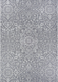 Couristan Monte Carlo Palmette 2329/4716 Grey / Ivory Area Rug