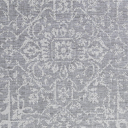 Couristan Monte Carlo Palmette 2329/4716 Grey / Ivory Area Rug