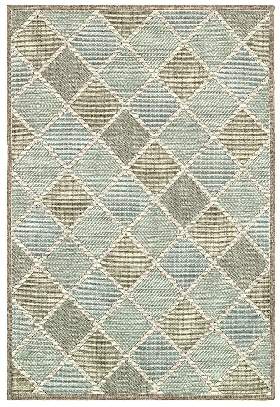 Couristan Monaco Meridian 2470/2007 Multi Geometric Area Rug