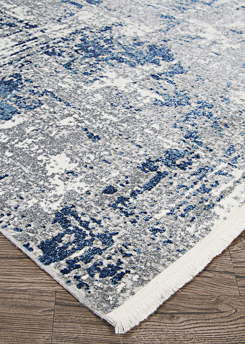 Couristan Marblehead Breccia 2541/0471 Blue Grey Area Rug