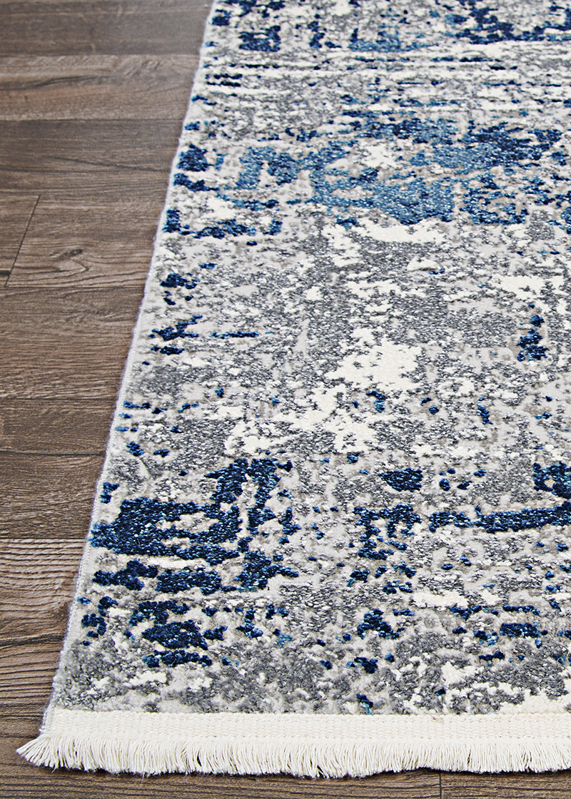 Couristan Marblehead Breccia 2541/0471 Blue Grey Area Rug