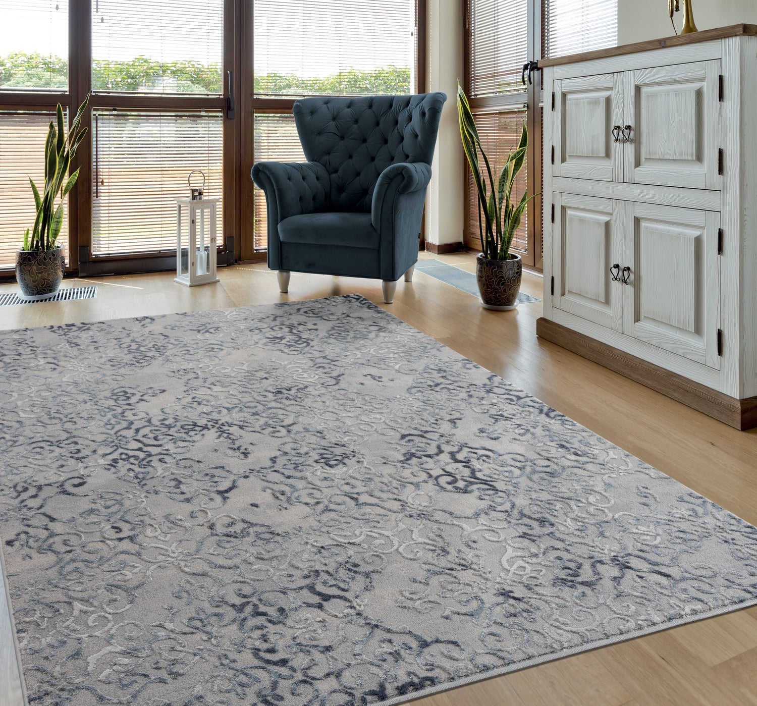 United Weavers Cascades Marblemount Blue (2601-10360) Rugs.