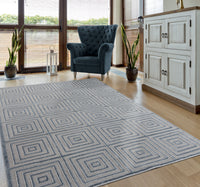 United Weavers Cascades Tehama Blue/Grey (2601-10867) Area Rug