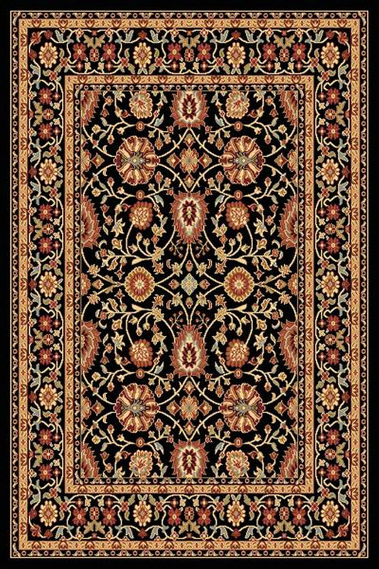 Dynamic Yazd 2803 Black  /  Black Area Rug