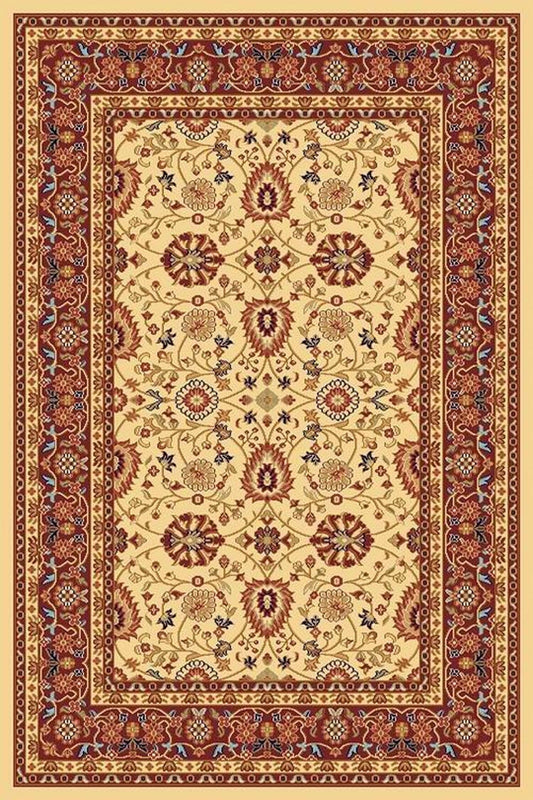 Dynamic Yazd 2803 Cream  /  Red Area Rug