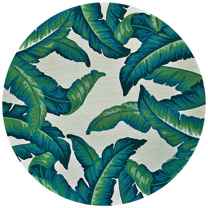 Couristan Covington Palm Leaves 2993/2040 Green Area Rug