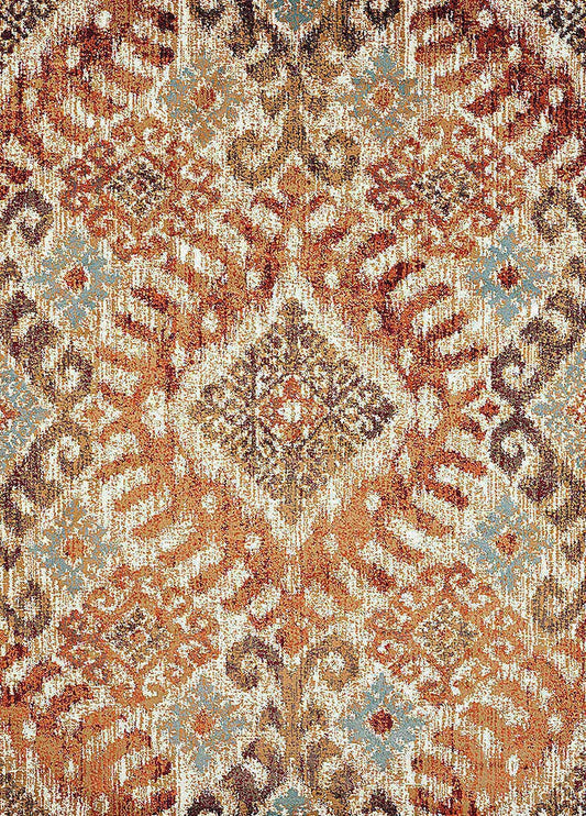 United Weavers Bridges Verazanno Crimson (3001-00236) Southwestern Area Rug