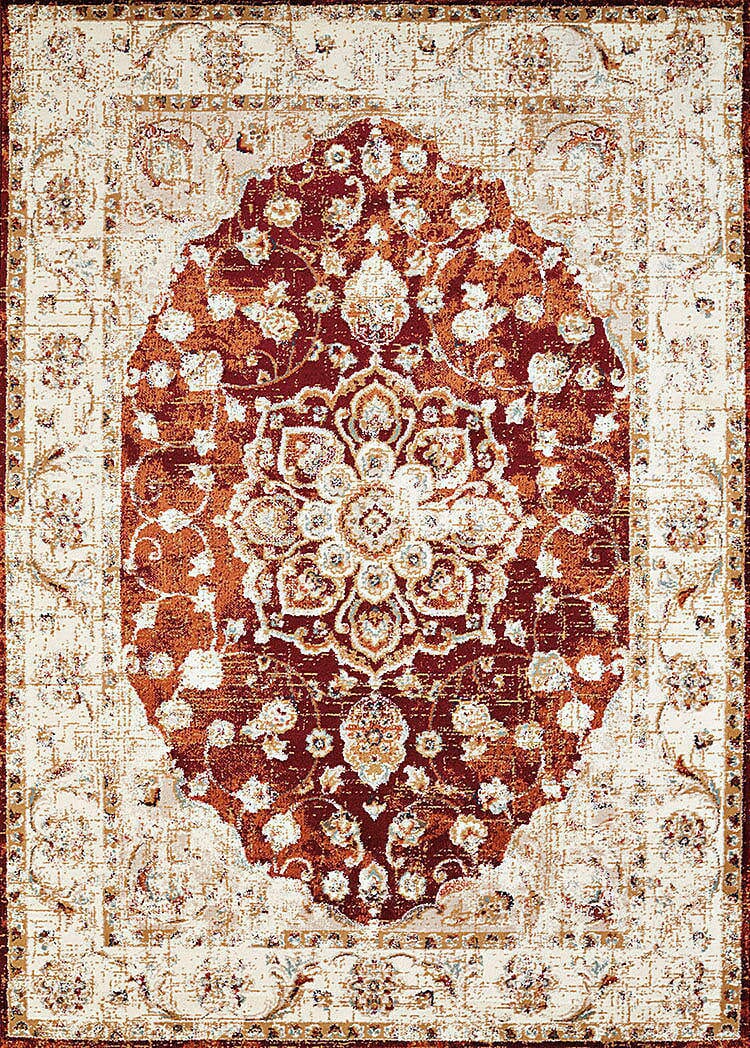 United Weavers Bridges Ponte Vecchio Crimson (3001-00436) Rugs.
