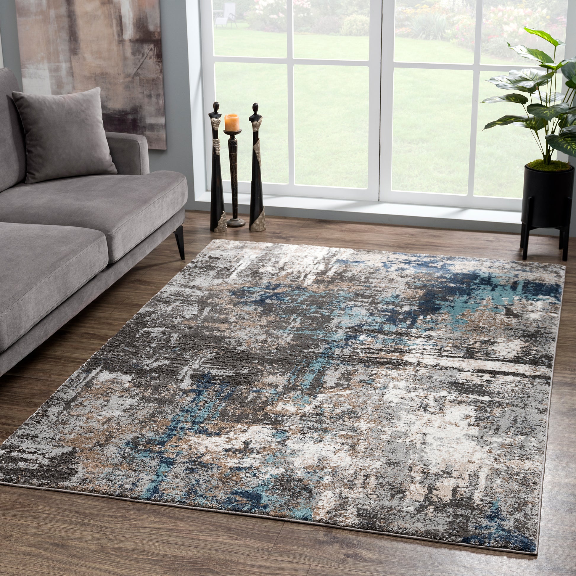 United Weavers Portsmouth Modern Fusion Blue (3110-40360) Area Rug