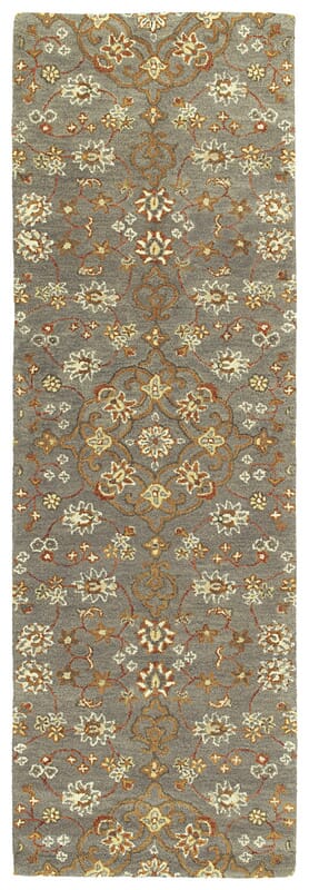 Kaleen Helena 3215-102 Pewter Green , Linen , Ivory Area Rug