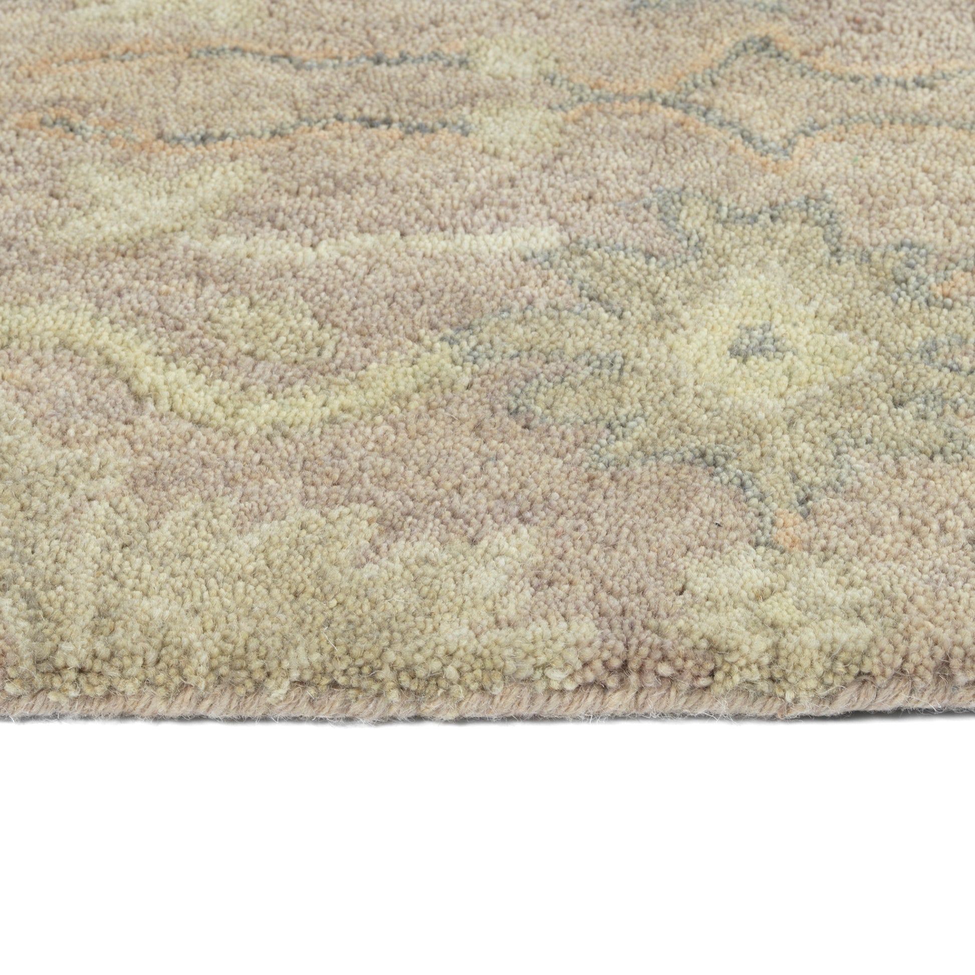 Kaleen Helena 3216-90 Lilac, Gray, Ivory,Salmon Area Rug