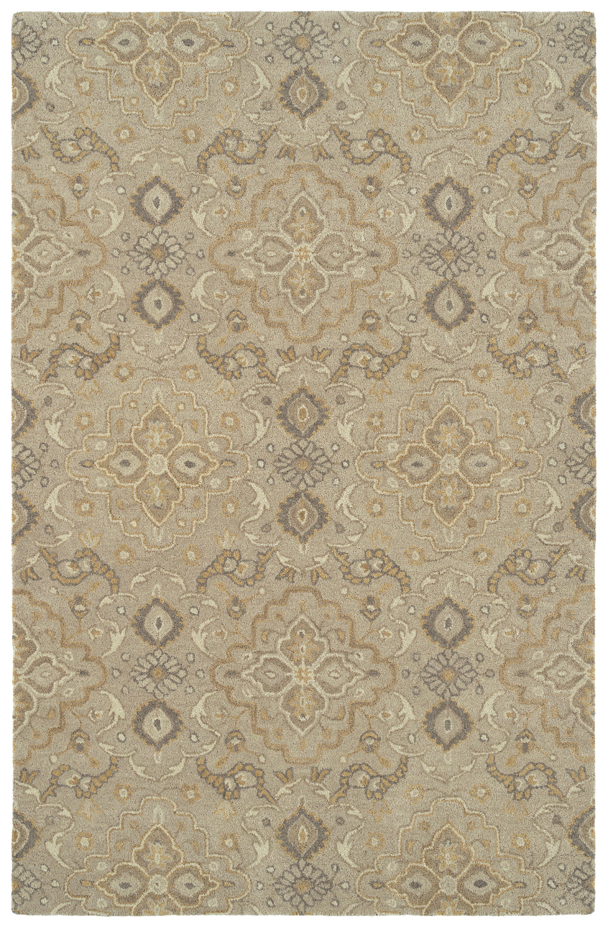 Kaleen Helena 3217-29 Sand, Ivory,Gold, Ivory Area Rug