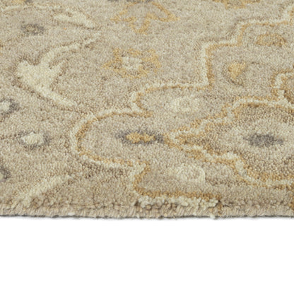 Kaleen Helena 3217-29 Sand, Ivory,Gold, Ivory Area Rug