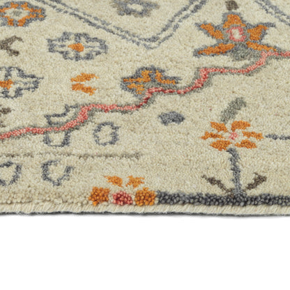 Kaleen Helena 3218-01 Ivory,Pink,Orange, Gray Area Rug