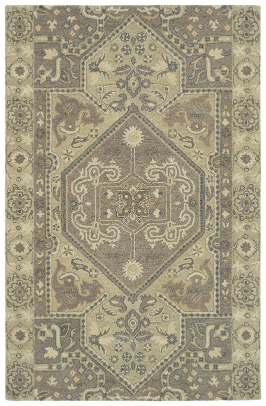 Kaleen Helena 3219-75 Gray, Taupe, Charcoal, Pewter Area Rug