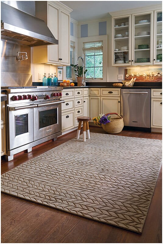 Capel Genevieve Gorder Spear 3305 Beige Chestnut Geometric Area Rug