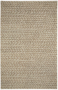 Capel Genevieve Gorder Spear 3305 Beige Chestnut Geometric Area Rug